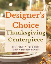 Designer's Choice Thanksgiving Centerpiece from Joseph Genuardi Florist in Norristown, PA