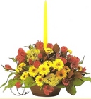 Fall Candle Centerpiece