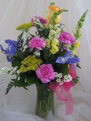 Delightfully Bright Vase Arrangement from Joseph Genuardi Florist in Norristown, PA