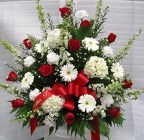 Masculine Memories Traditional Funeral Mache Basket