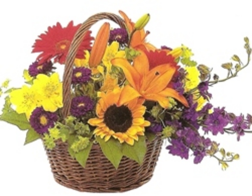Mixed Garden Basket from Joseph Genuardi Florist in Norristown, PA