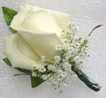 Traditional Rose Boutonniere