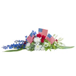 Honor and Glory Centerpiece from Joseph Genuardi Florist in Norristown, PA