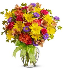 Birthday Wishes Vase Arrangement from Joseph Genuardi Florist in Norristown, PA