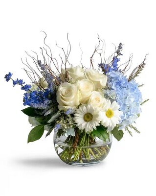 Blue-tiful Blessings from Joseph Genuardi Florist in Norristown, PA