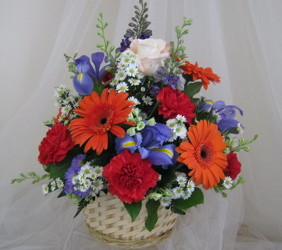 Brilliant Blooms Basket from Joseph Genuardi Florist in Norristown, PA