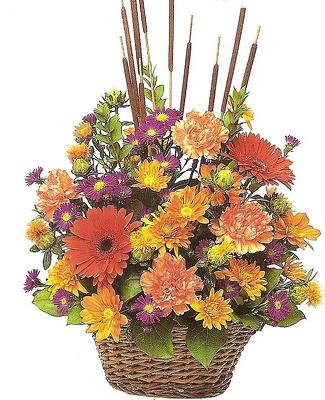 Autumn Harvest Basket Arrangment from Joseph Genuardi Florist in Norristown, PA