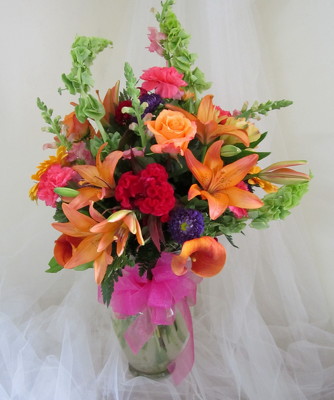 Harvest Holiday Vase Arrangment from Joseph Genuardi Florist in Norristown, PA