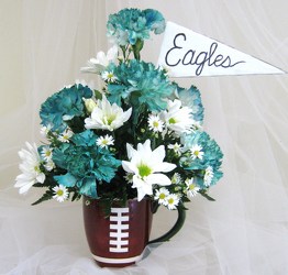 Philadelphia Eagles Mug Arrangement from Joseph Genuardi Florist in Norristown, PA
