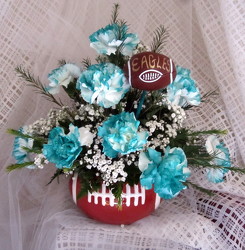 Philadelphia Eagles Football Centerpiece from Joseph Genuardi Florist in Norristown, PA