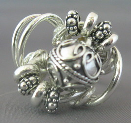 Sterling Silver Artisan Wire Wrapped Ring from Joseph Genuardi Florist in Norristown, PA