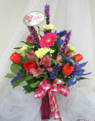 BRIGHTEN THE DAY VASE ARRANGEMENT from Joseph Genuardi Florist in Norristown, PA