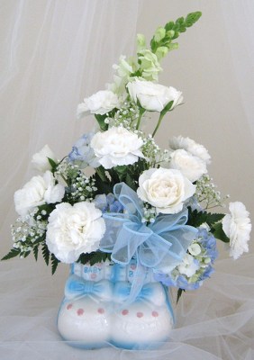 Bouncing Baby Boy Novelty Arrangement from Joseph Genuardi Florist in Norristown, PA