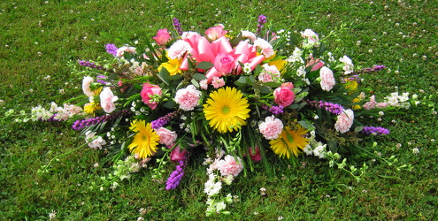 Timeless Treasure Casket Spray from Joseph Genuardi Florist in Norristown, PA