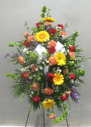 Expressions of Love Funeral Standing Spray from Joseph Genuardi Florist in Norristown, PA
