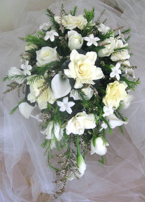 Cascading Bridal Dreams Bouquet from Joseph Genuardi Florist in Norristown, PA