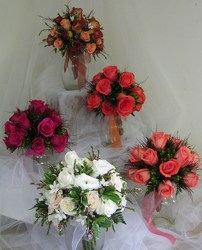 Bride and Attendants Wedding Package from Joseph Genuardi Florist in Norristown, PA