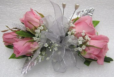 Perfect Pinks Wristlet/Corsage from Joseph Genuardi Florist in Norristown, PA