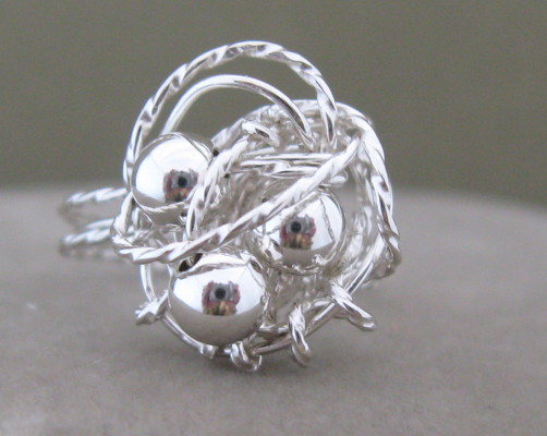 Original Design Sterling Silver Ring from Joseph Genuardi Florist in Norristown, PA