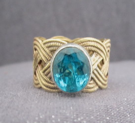 Aqua Blue Gemstone Ring from Joseph Genuardi Florist in Norristown, PA
