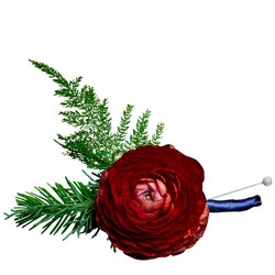 Gatsby Boutonniere from Joseph Genuardi Florist in Norristown, PA
