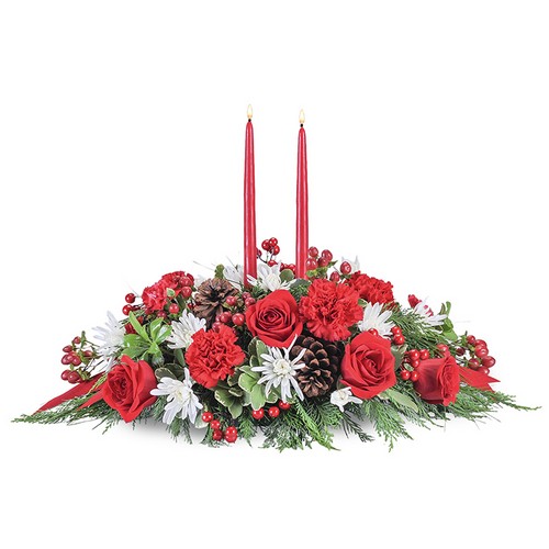 Yuletide Table from Joseph Genuardi Florist in Norristown, PA