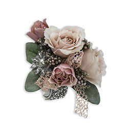 Victorian Blush Wrist Corsage from Joseph Genuardi Florist in Norristown, PA