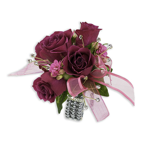 Fuchsia Wrist Corsage from Joseph Genuardi Florist in Norristown, PA