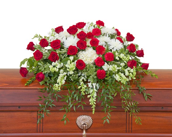 Enduring Strength Casket Spray from Joseph Genuardi Florist in Norristown, PA