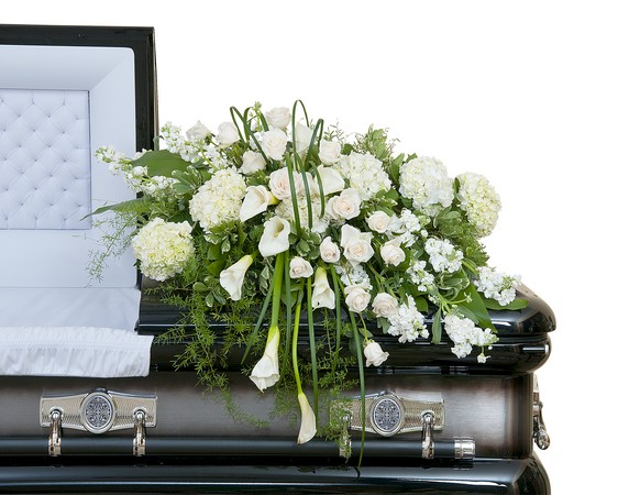 Elegant Love Casket Spray from Joseph Genuardi Florist in Norristown, PA