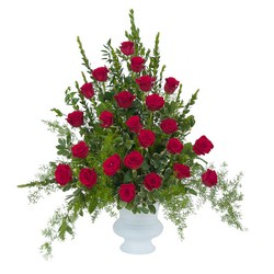 Royal Rose Urn from Joseph Genuardi Florist in Norristown, PA