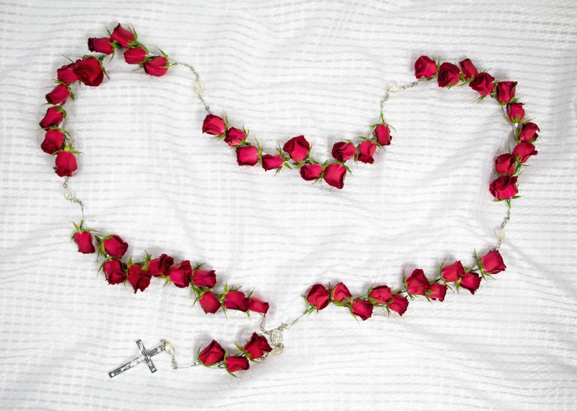 Rosary from Joseph Genuardi Florist in Norristown, PA